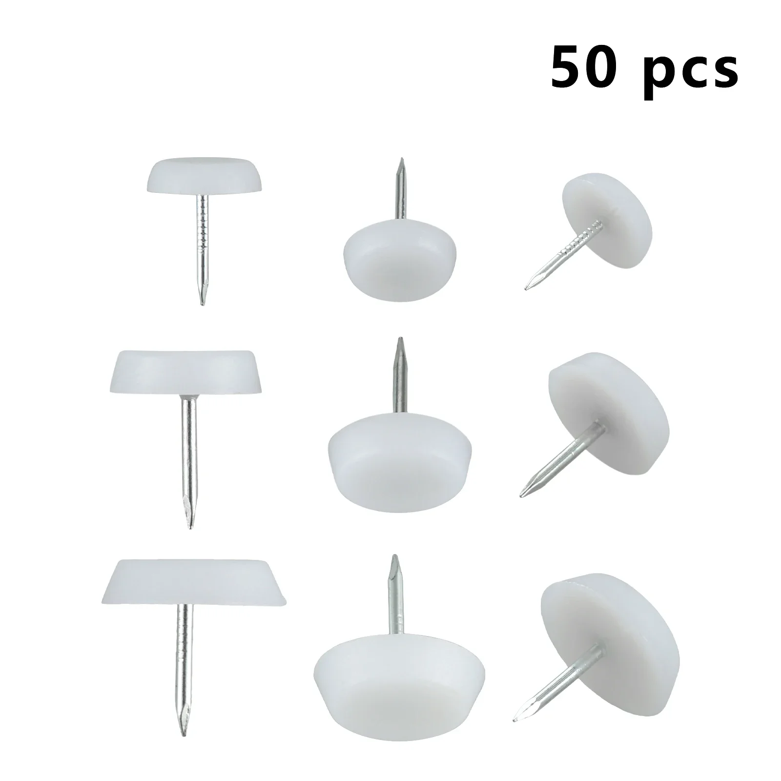 Protectores De Piso Deslizables Zaplyte | 20 Unidades Para Patas De Sillas Y Mesas | Color Negro Y Blanco | Metal Y Plástico | Evita Rayaduras