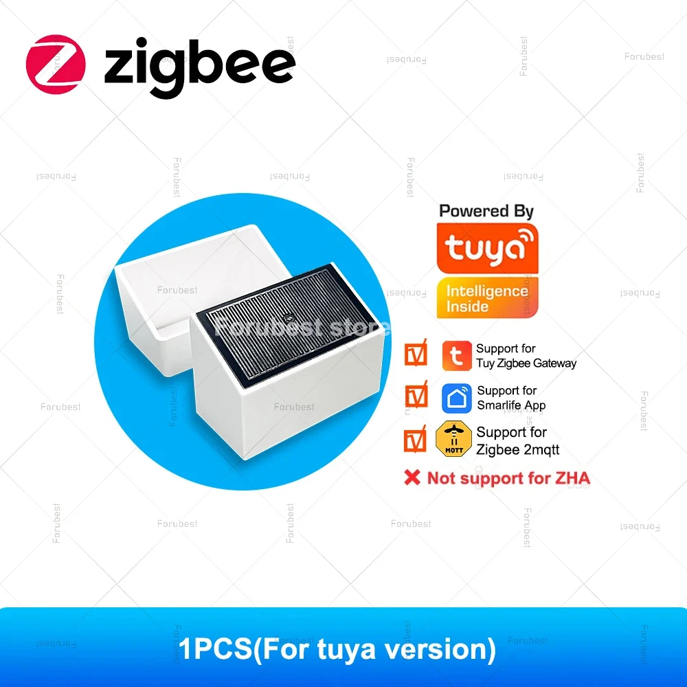 Zigbee-Regensensor mit Lichtdetektor, Smart Life APP-Fernbedienung, 2-in-1-Regentropfen-Sensor für Tuya oder Home Assistant Zigbee2mqtt
