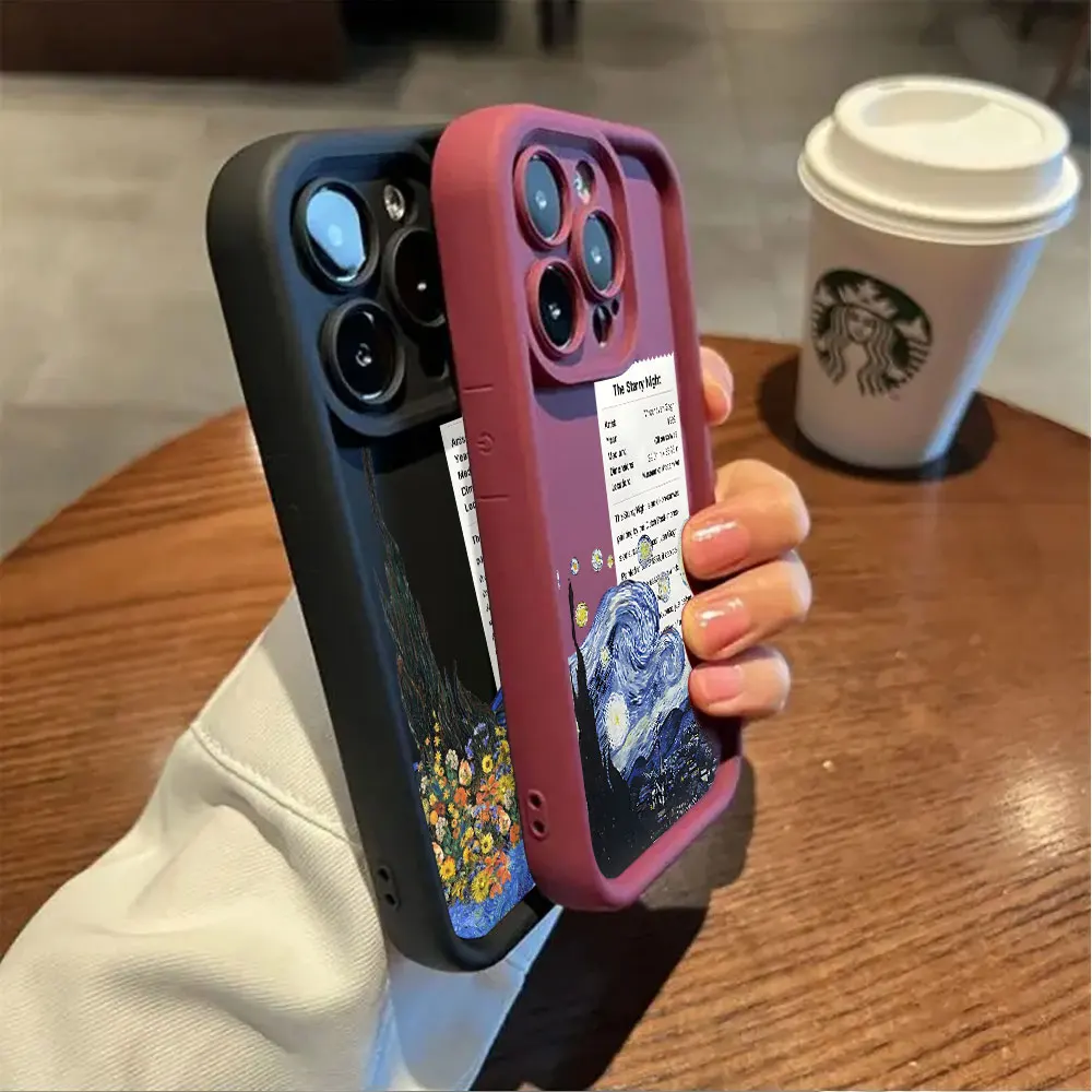 Case for Samsung Galaxy A15 A35 A23 A11 A33 A24 A73 A12 A34 A14 A52 A22 A13 A32 A53 A54 A25 Soft Cover Van Gogh Starry Night