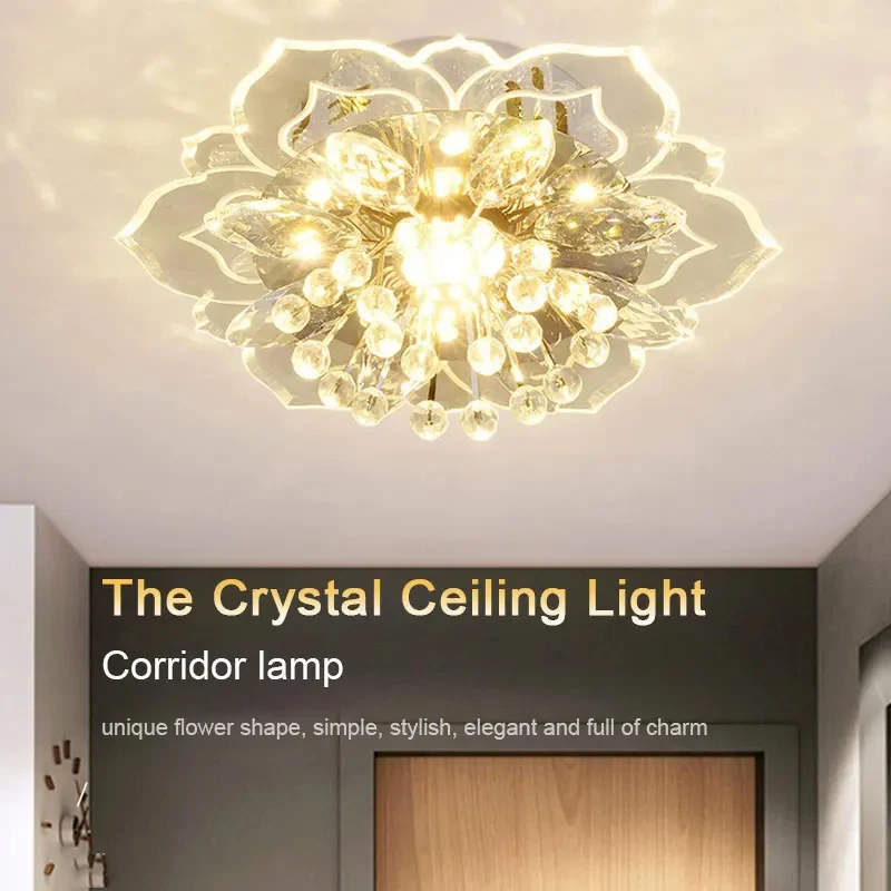 Modern LED Ceiling Light Crystal Ceiling Lamp Bedroom Chandelier Indoor Lighting For Living Room Home Decoration Led Chandelier