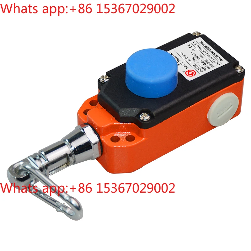 DZS71-1O/1S-VD safety pull rope switch emergency stop locking conveyor belt assembly line climbing car travel limit