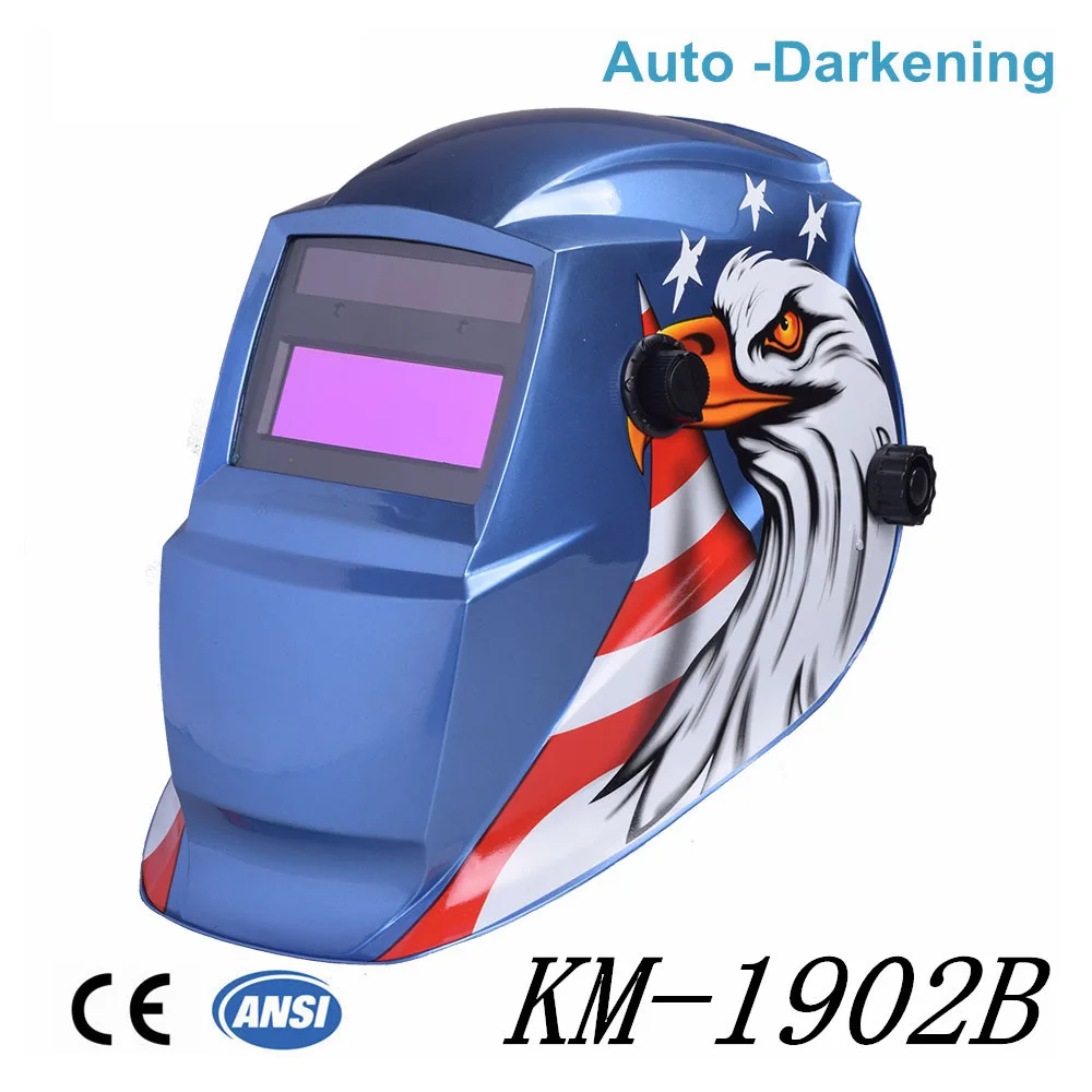 

QDHWOEL Solar Auto Darkening Welding Helmet cap Arc Tig Mig Grinding Eagle Welding &amp Soldering Supplies