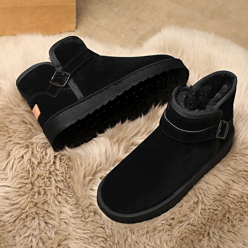 New Men's Winter Boots Warm Pl - Waterproof Winter Boot ulasan dan harga