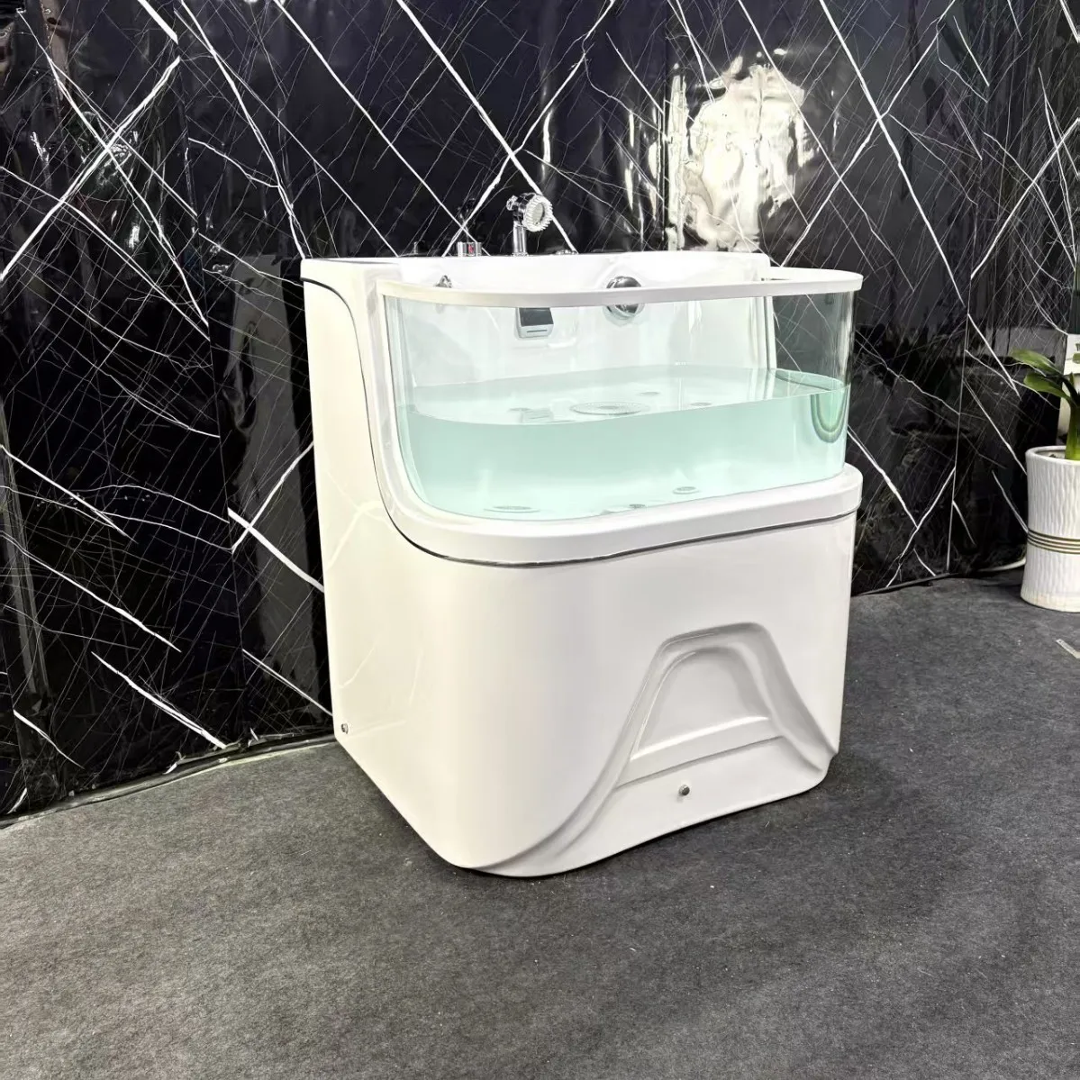 Pet SPA Acrylic Bath Small and Medium Cat Dog Bath Jacuzzi Bubble Bath