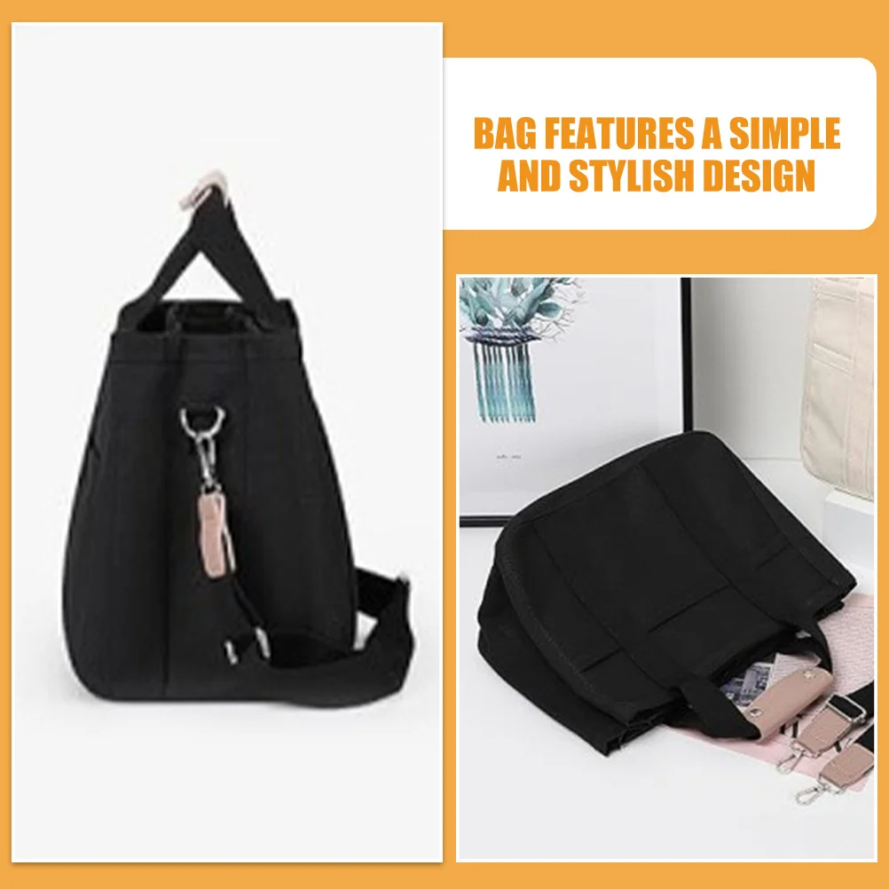 

Large Capacity Canvas Tote Bag Crossbody Shoulder Handbag Portable Bag for Women Fashion Shopping Tote Beach Handbag