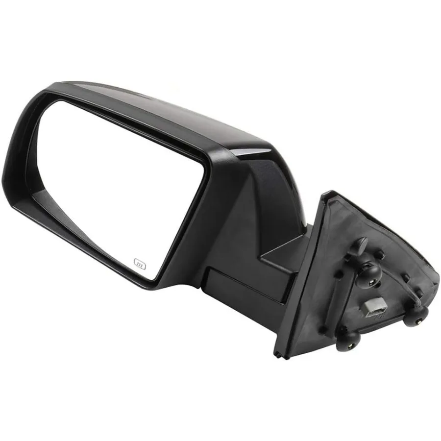 مرآة الرؤية الجانبية باللون الأسود اليدوي القابل للطي بجانب السائق مرآة جانبية للركاب مناسبة لـ 20072017 لسيارة Tundra Sequoia