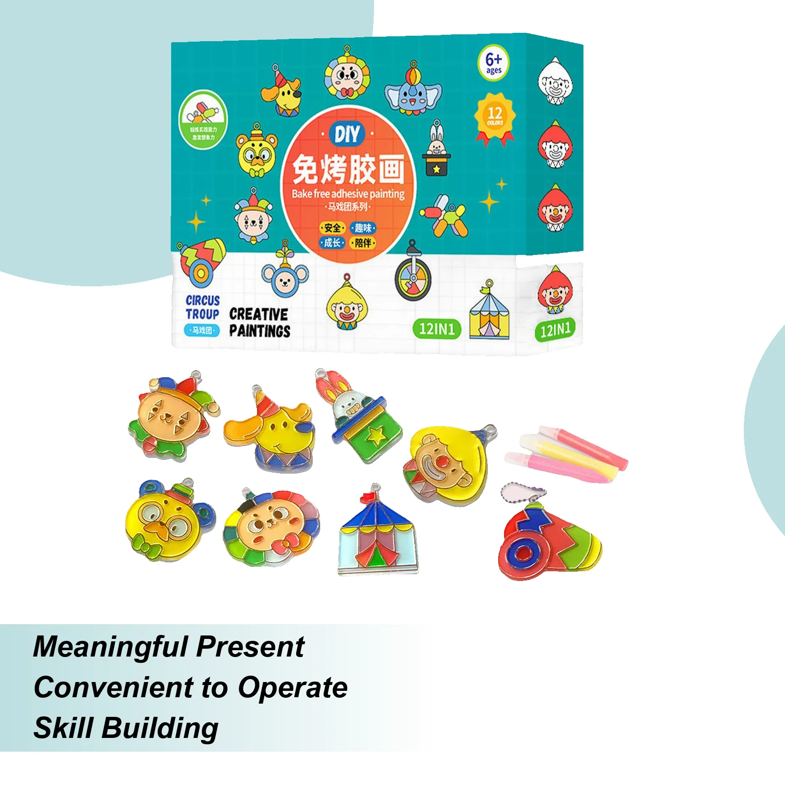 

Kids Painting Set Gel Painting Toy Art Kit For Kids For Boys Girls Ages 6 Home Craft School Project Creative Play Christmas