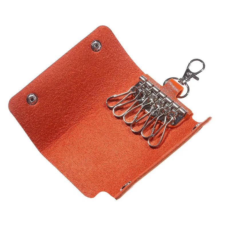 Brelok do kluczy portfel Pu skórzane breloki na klucze kobiety mężczyźni organizer na klucze moda solidne portfele na klucze etui na klucze brelok do kluczyków samochodowych gospodyni — zdjęcie 5