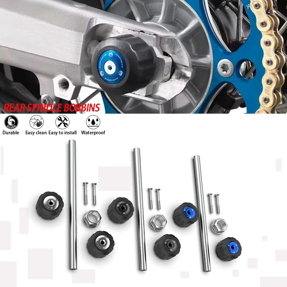 

Motorcycle Rear Spindle Bobbins Wheel Swingarm Slider Protector Kit For Husqvarna Enduro Supermoto 701 Enduro701 701Supermoto