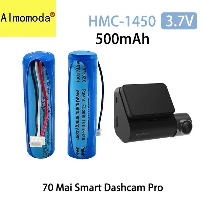 

1500mAh The latest high-performance battery suitable for 70 Mai T01 intelligent recorder Pro driving recorder A500 A500S A800