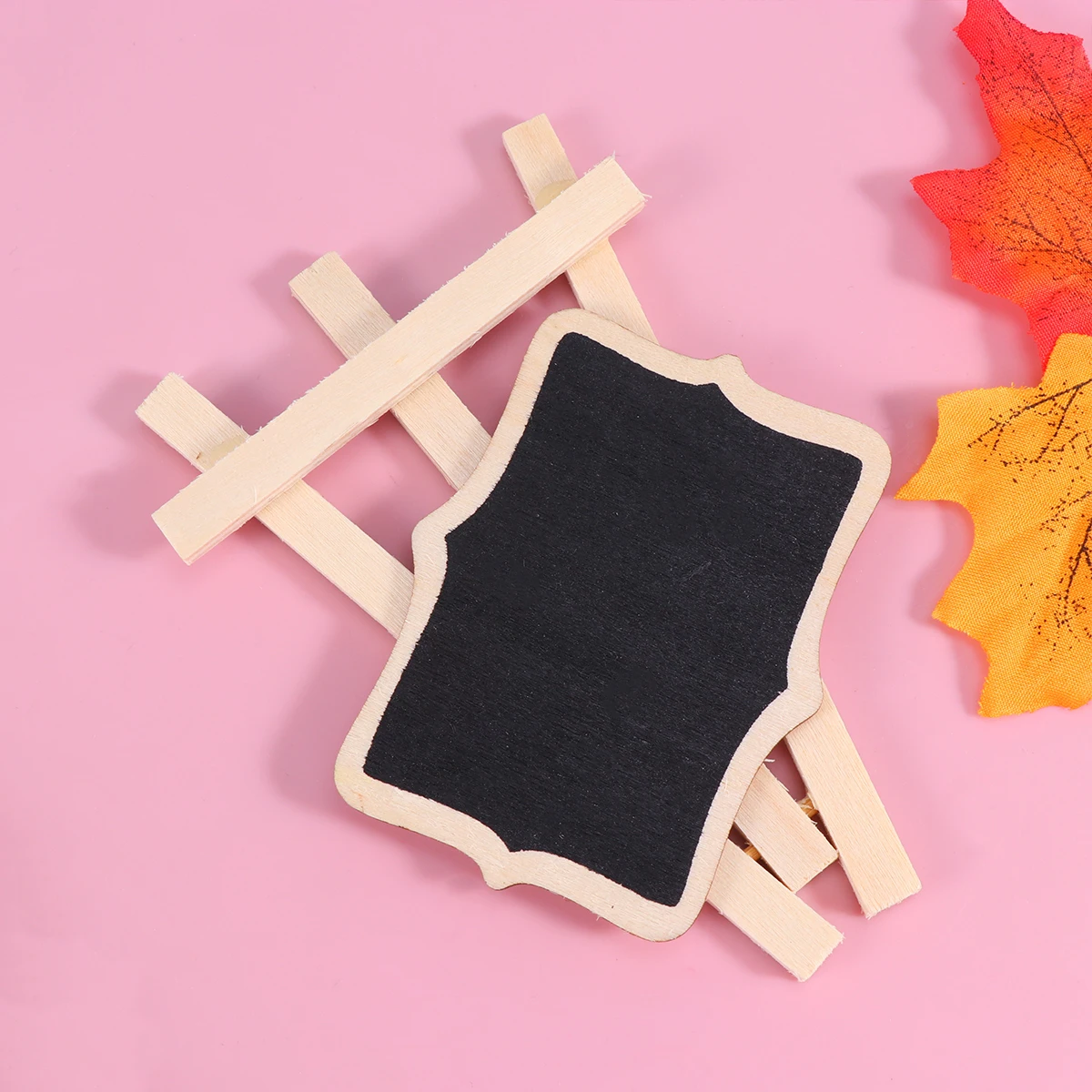 

3PCS Mini Blackboard Set Wood Material Safe Kids Home School Desktop Message Memo Chalkboard Eraser Smooth Edge Burrs