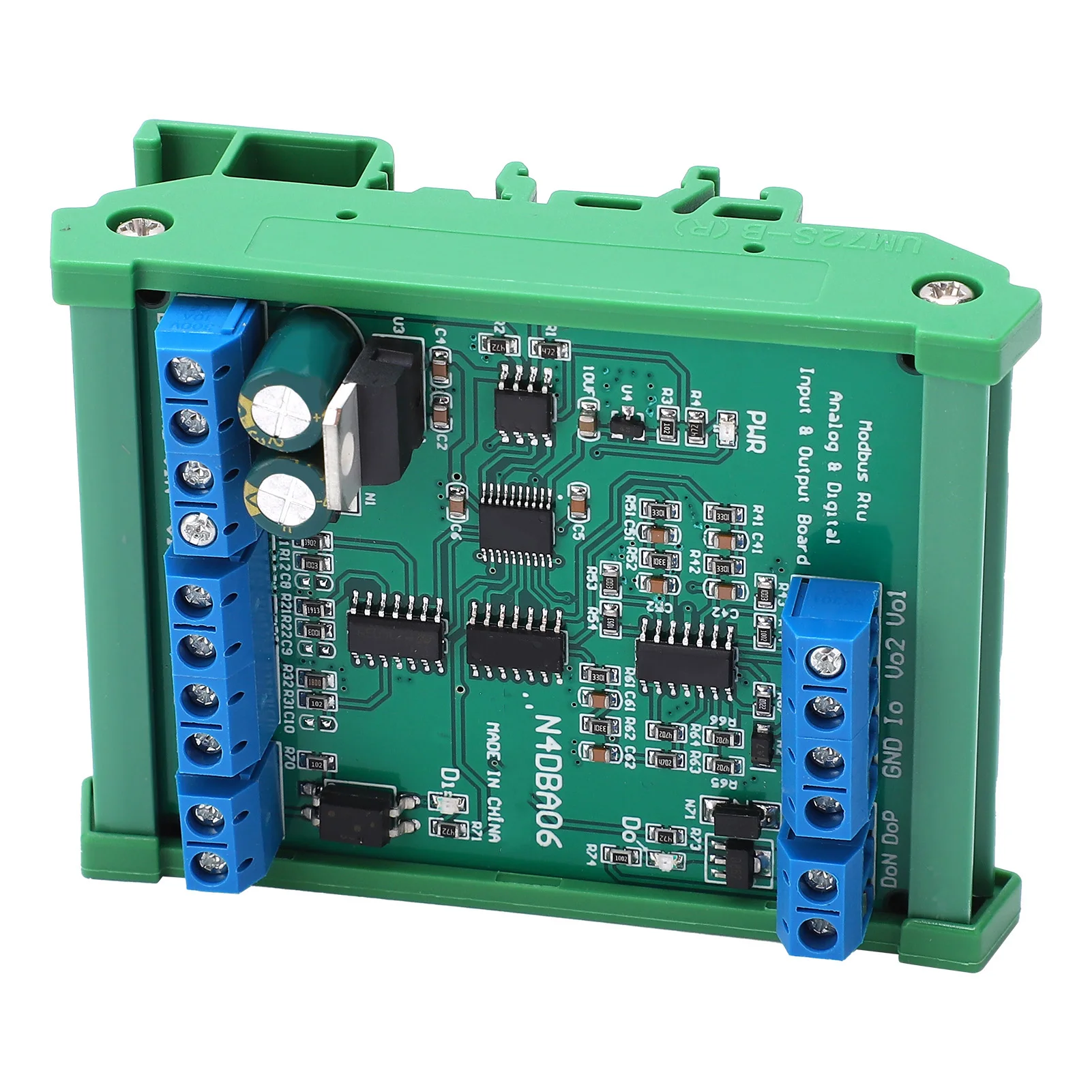 Analog Digital Input Output Module with Shell 8‑Channel RS485 DC12V N4DBA06 14-34MA