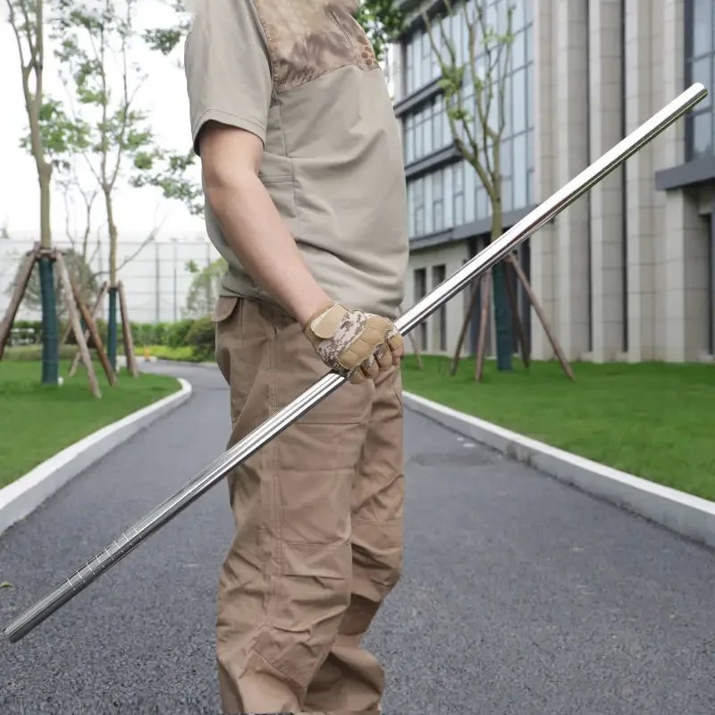 50 سنتيمتر + 50 سنتيمتر الفولاذ المقاوم للصدأ مزيج عصا سيارة شنت الدفاع عن النفس نافذة كسر أداة