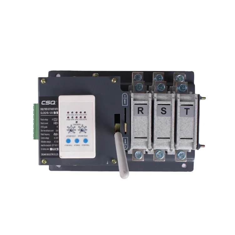 HYCQ1B-I 100 amp Automatic Transfer Switch 100A Auto Changeover Switch 2P 3P PC Class 4P 125A Automatic Changeover Switch Device