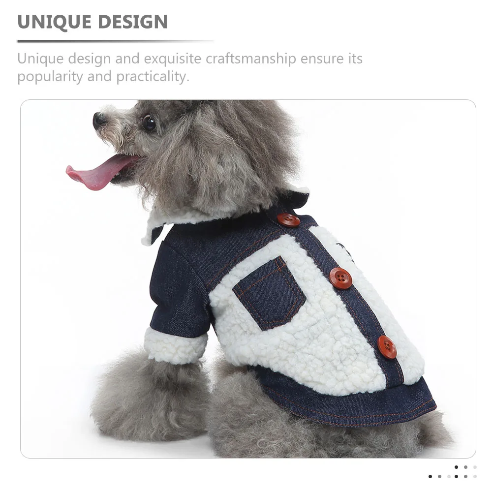 

Walking Pet Coat Winter Coats Dog Jacket Cold Weather Jackets for Beige Polyester Warm Outfit