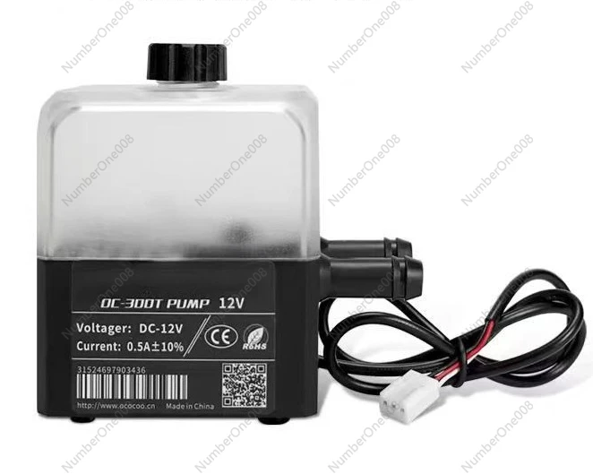 

OC-300T Бесшумный насос с керамическими подшипниками для водяного охлаждения, интегрированный циркуляционный насос для жидкостного охлаждения, система охлаждения ПК