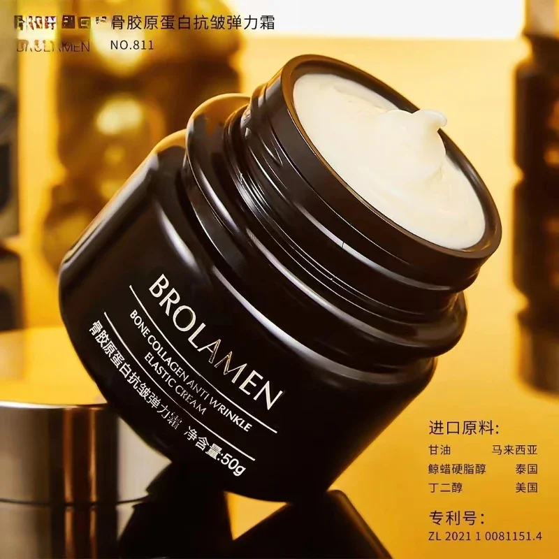 

50g Popular Bone Collagen Anti wrinkle Elastic Cream Moisturizing and Moisturizing face cream Anti-Aging whitening cream 1pcs