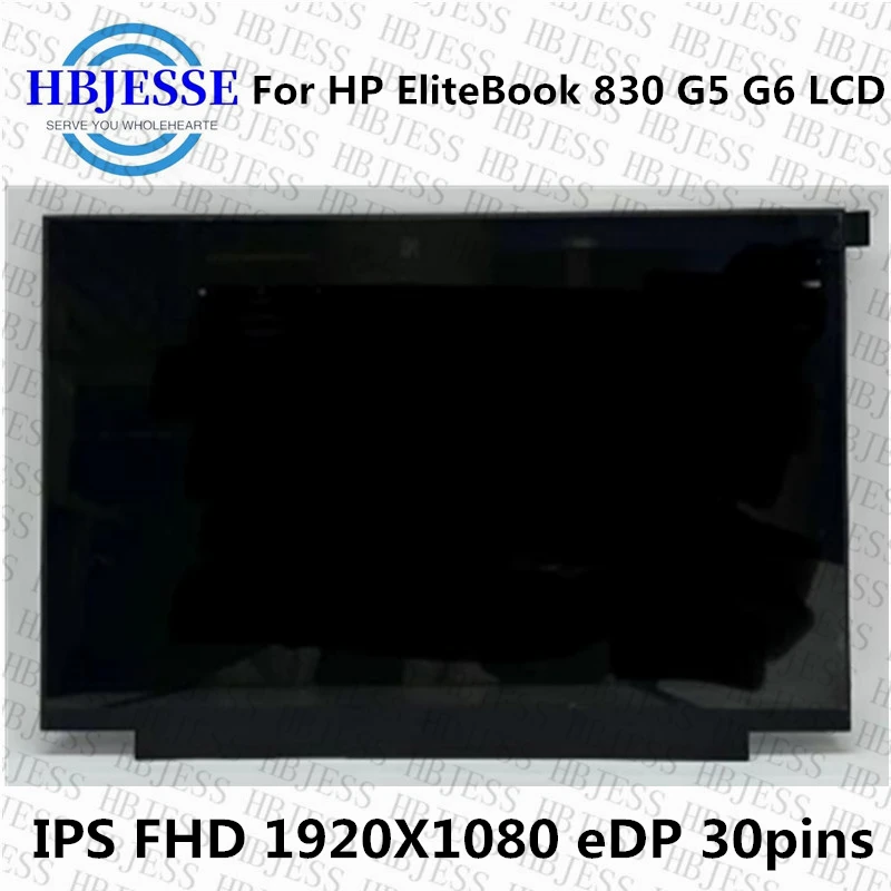 For HP EliteBook 830 G5 G6 FHD 1920x1080 Display 30pins eDP 13.3 IPS Laptop LCD Screen NV133FHM-N43 N33 N133HCE-EN2 B133HAN06.6