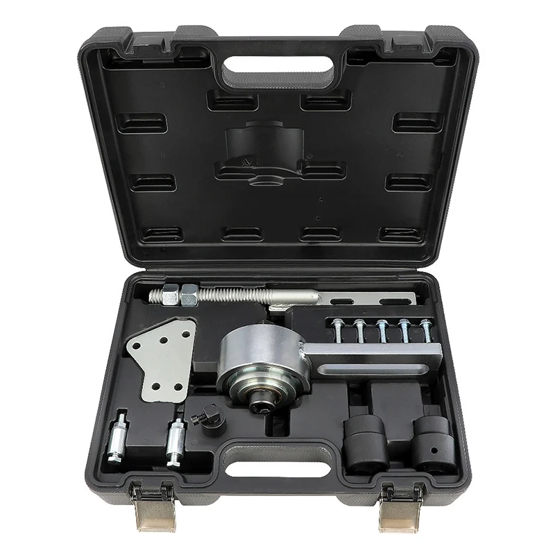 Engine Torque Multiplier Kit Auto Repair Combination Crankshaft Belt Pulley Disk Removal Tool