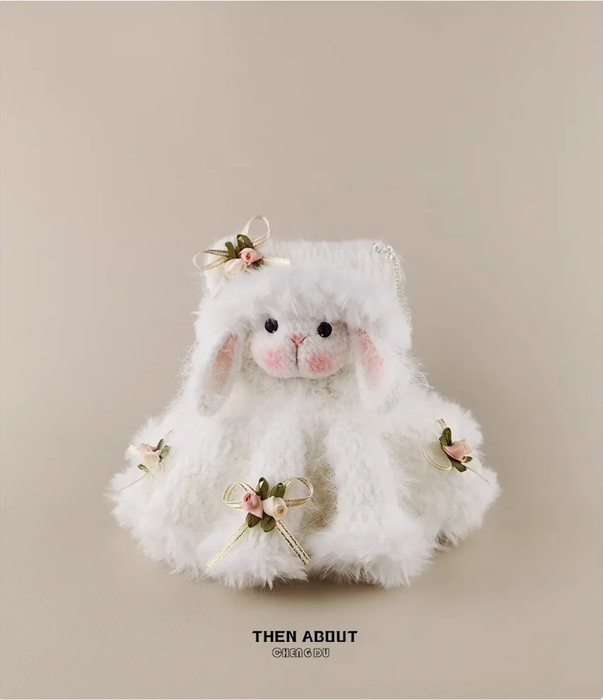 Original handmade cute princess fairy candy rabbit plush doll luxury gift.