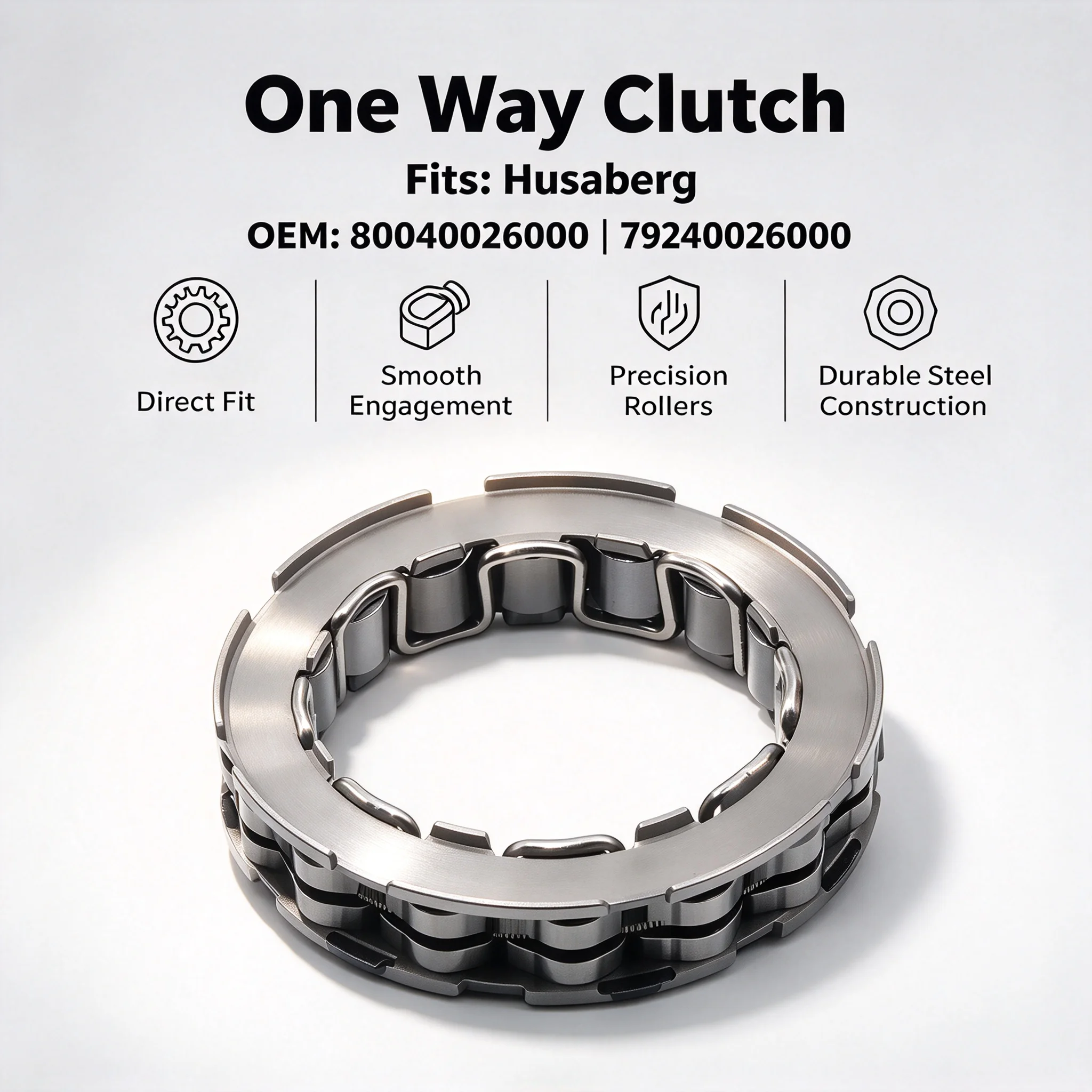 Motorcycle Clutch Starter One Way Bearing For Husaberg FE450S 550S 650 FS450S 650 C/E/6 80040026000 79240026000