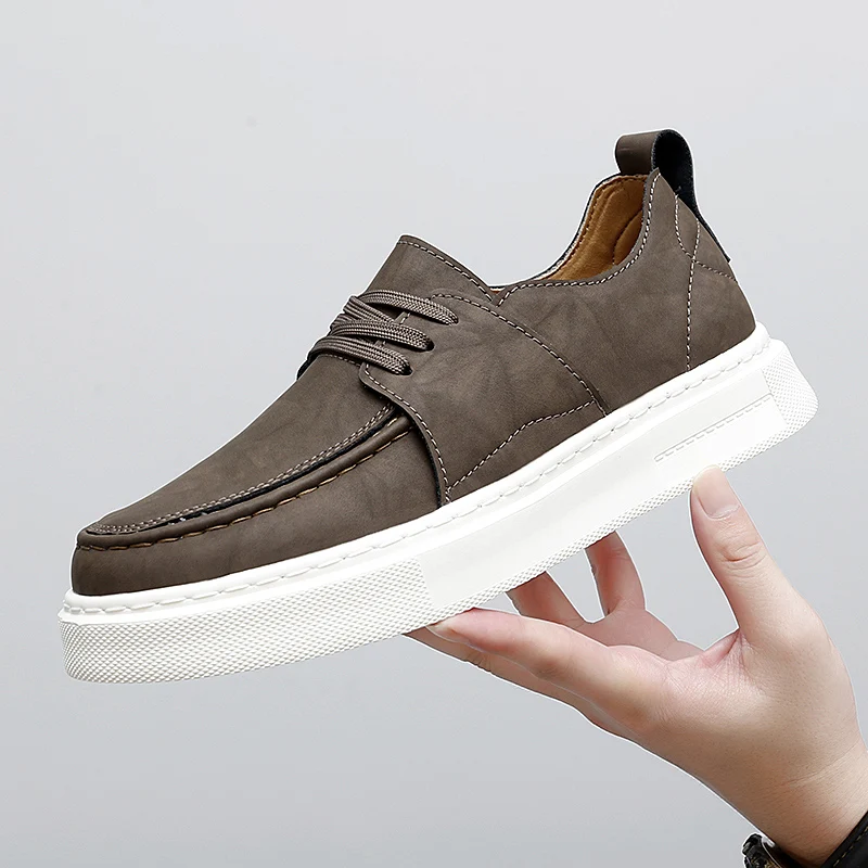 

Men's casual leather shoes Genuine Leather Men's Casual Shoes Summer Men Shoes handmade Leather Men Loafers
