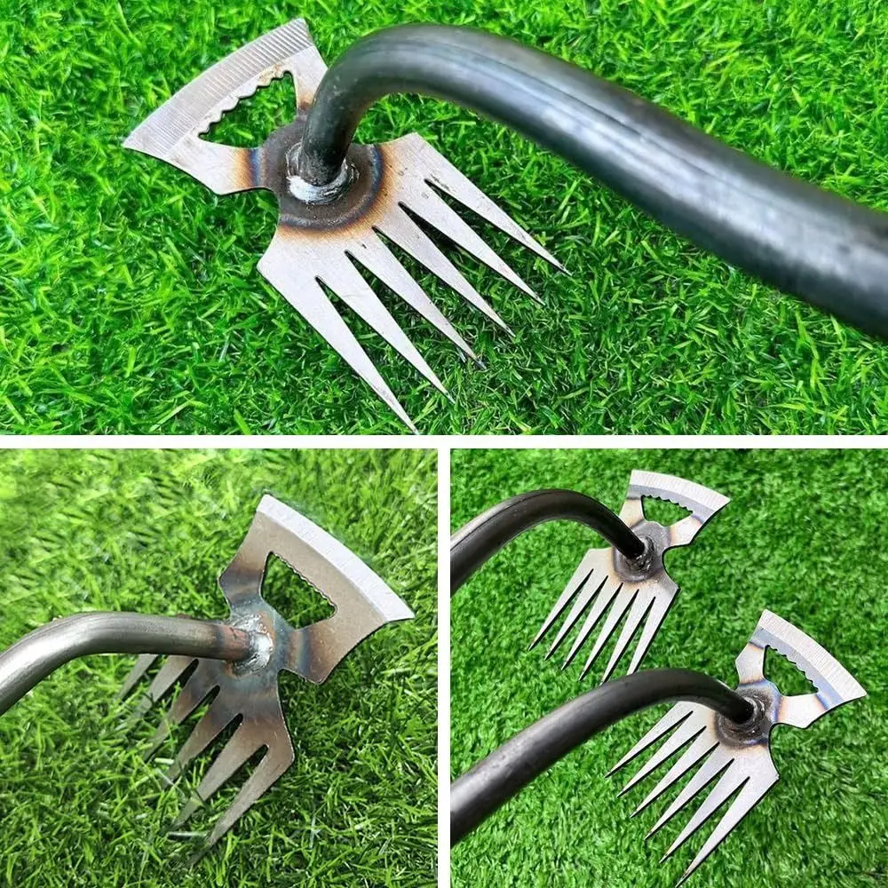 Stainless Steel Weed Puller Tool Weed Digger Manual Weeder Grass Remover Grass Rooting Handheld Hand Weeder Home & Garden