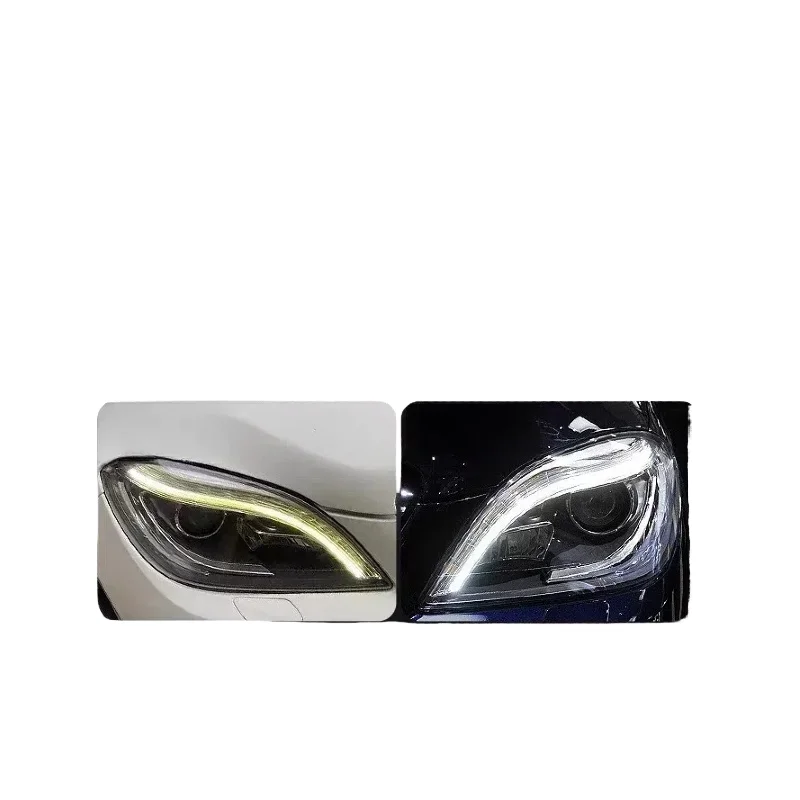 New Car Headlight DRL Light Guide Plate Daytime Running Lights Tube Lamp Bar Strip for Mercede-s Ben-z W166 ML350 ML400