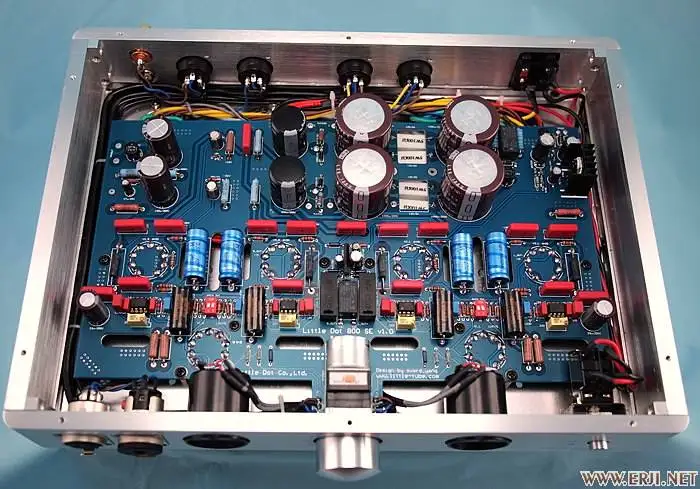 Little Dot MK VIII SE 8 SE Fully Balanced Vacuum Tube Amp 12AT7 with Russian Gold Feet, 5Hz~ 80KHz (-3dB), 10Hz- 30KHz (-1dB)