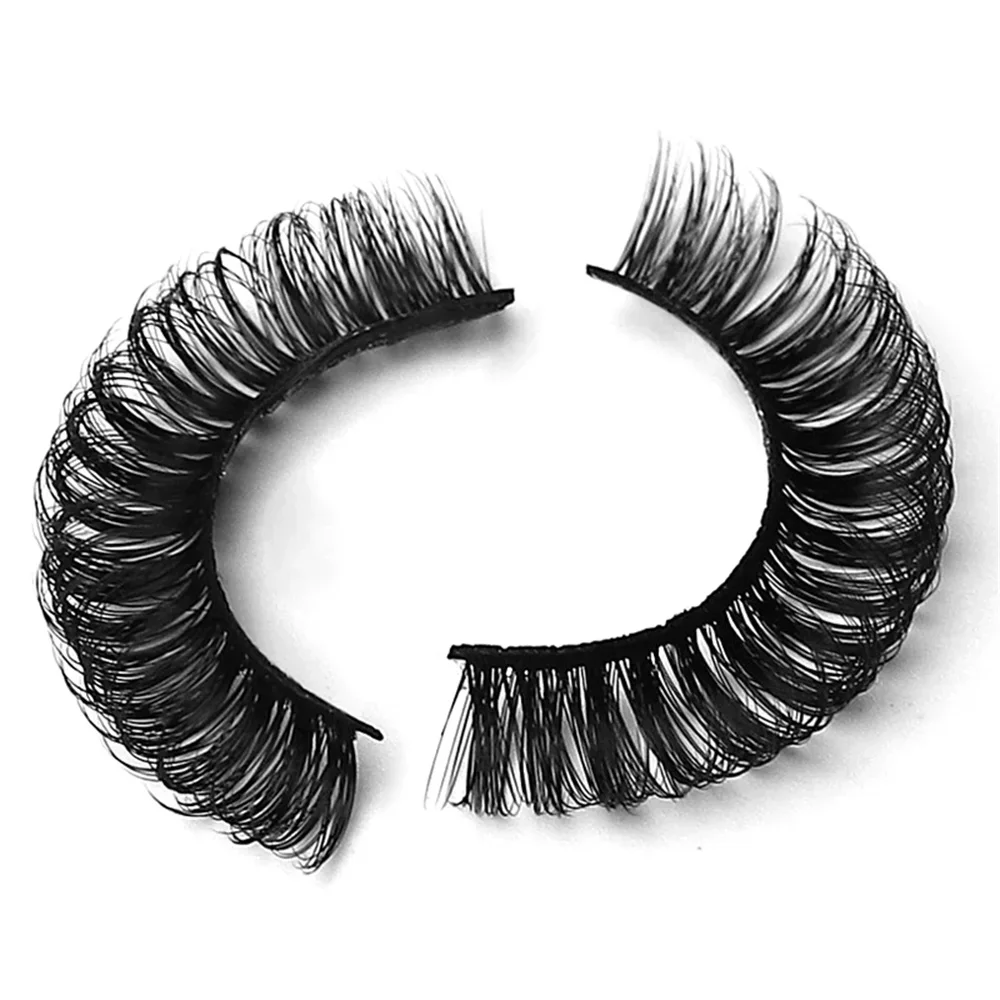10 Paar Russische Streifenwimpern, Flauschige Nerzwimpern, 3D Falsche Wimpern, Russische Volumen-Wimpern, Künstliche Wimpernverlängerung, Make-up – Detail 5
