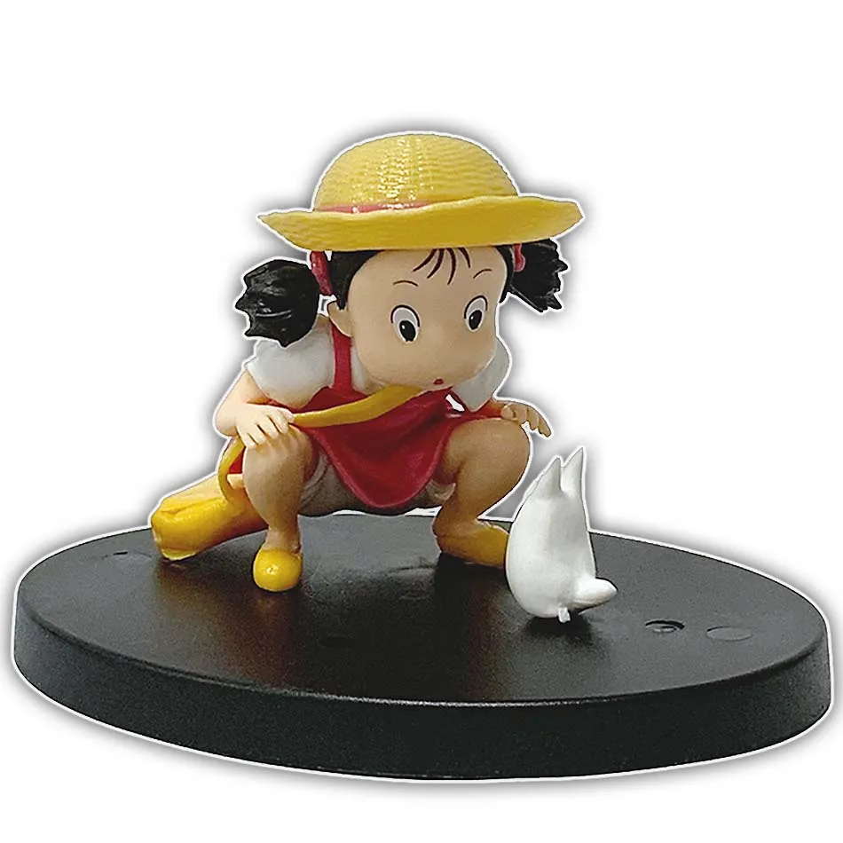 Anime Miyazaki Hayao Series Totoro Figure Mini Statue Cute Toys Room Ornaments Pvc Figures Toy Kid Gifts Collecctibles