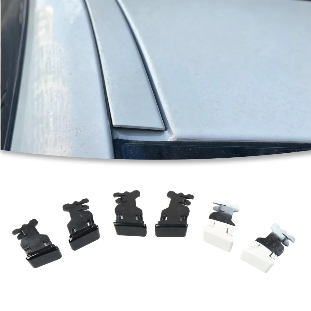 

Car Roof Rain Gutter Molding End Cap Trim for BMW 5 Series G38 2018-2023 LHD RHD 51137443697 51137443698