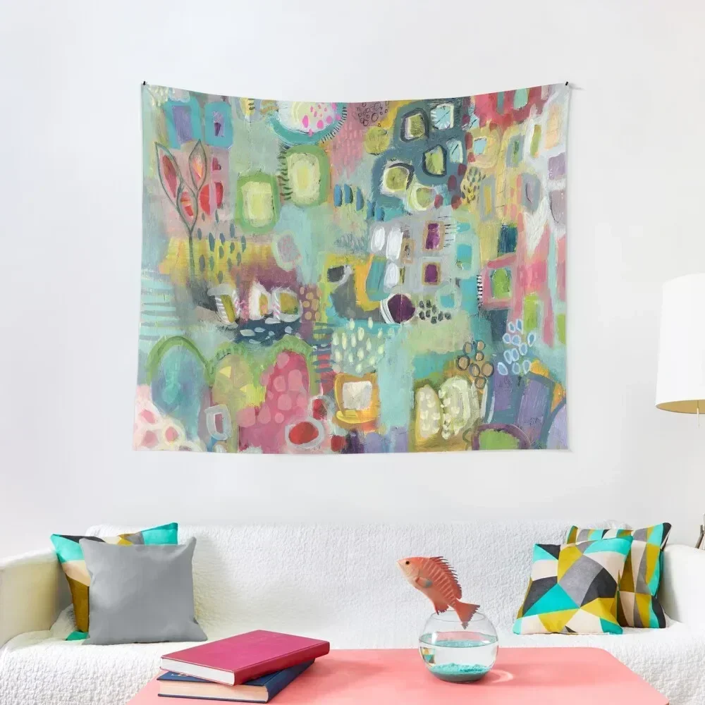 

Unity in Bloom - Original Tapestry Wall Decorations Room Decore Aesthetic House Decoration Tapestry