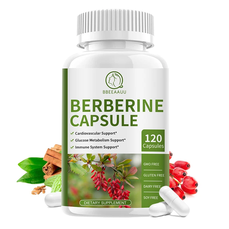 BBEEAAUU Berberine Bitter Melon Extract Capsule 10 in 1 All-natural Ingredients