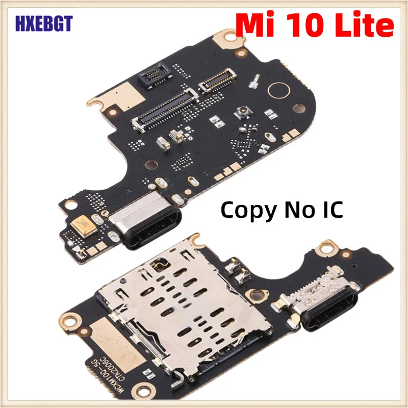 Quality AAA For Xiaomi Mi 10 Lite 10Lite 5G  USB Charging Port Board  Charger Plug Dock Connector Flex Cable Parts