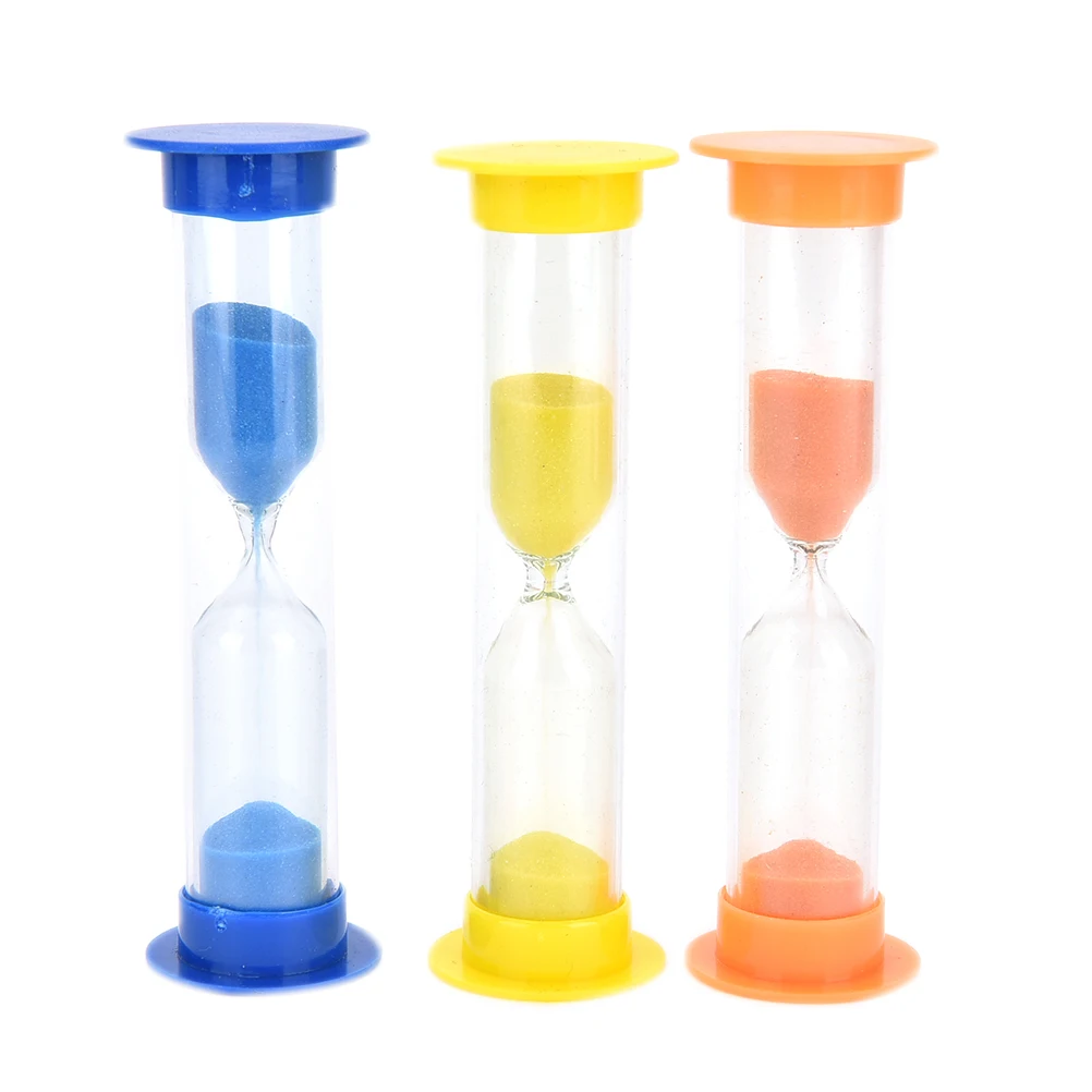 1pc New 1/2/3 Mins Classroom Game Hourglass Sandglass Sand Cook Clock Timer Home Decoration Toys for Kids Random Color