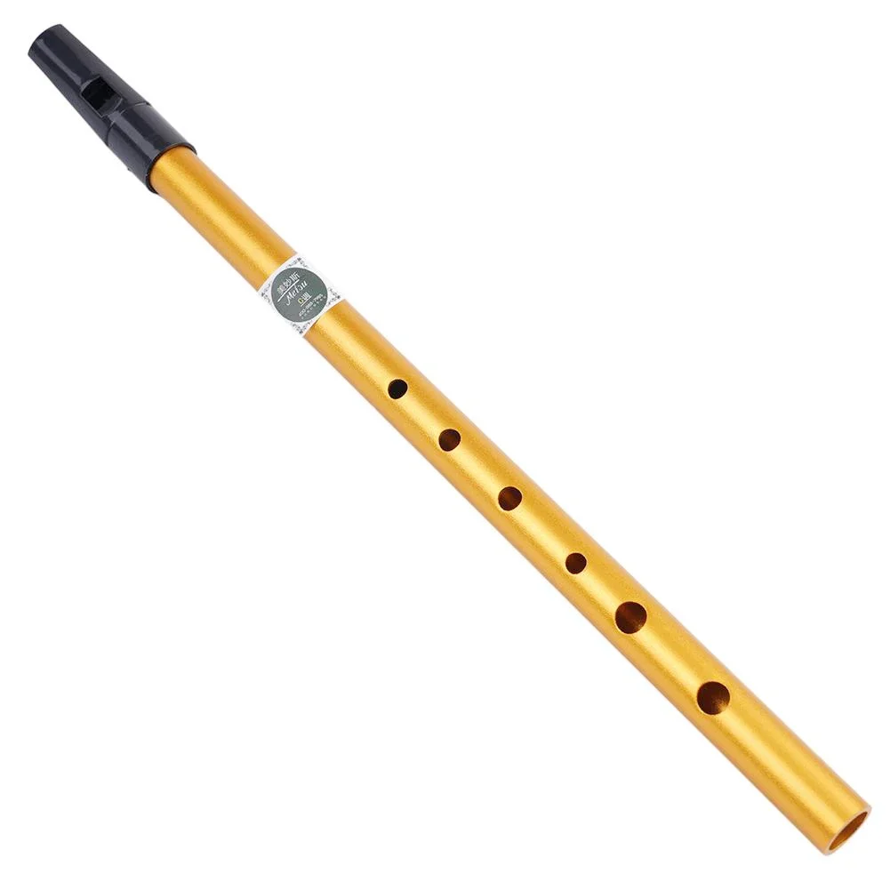 Melodious Irish Tin/Penny Whistle Flute 6 Holes C/D Key Well Balanced High and Low Notes for Your Performances