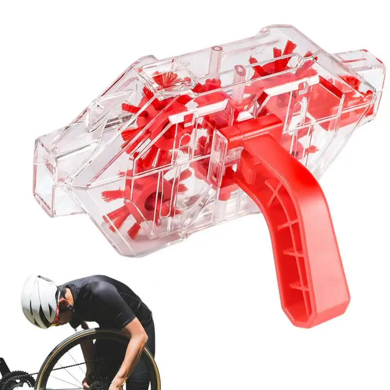 Cycle Chain Cleaner Chain Scrubber detergente per la manutenzione del ciclismo detergente trasparente per Mountain/MT/Road/BMX Cycling