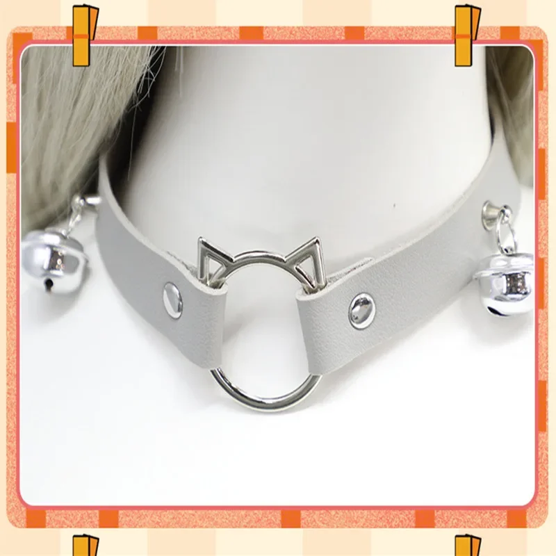 Lolita Acgn Anime Haarband Dier Oor Nek Bel Staart Accessoire Set Geschikt Voor Halloween Party Cosplay Kostuum Uniform