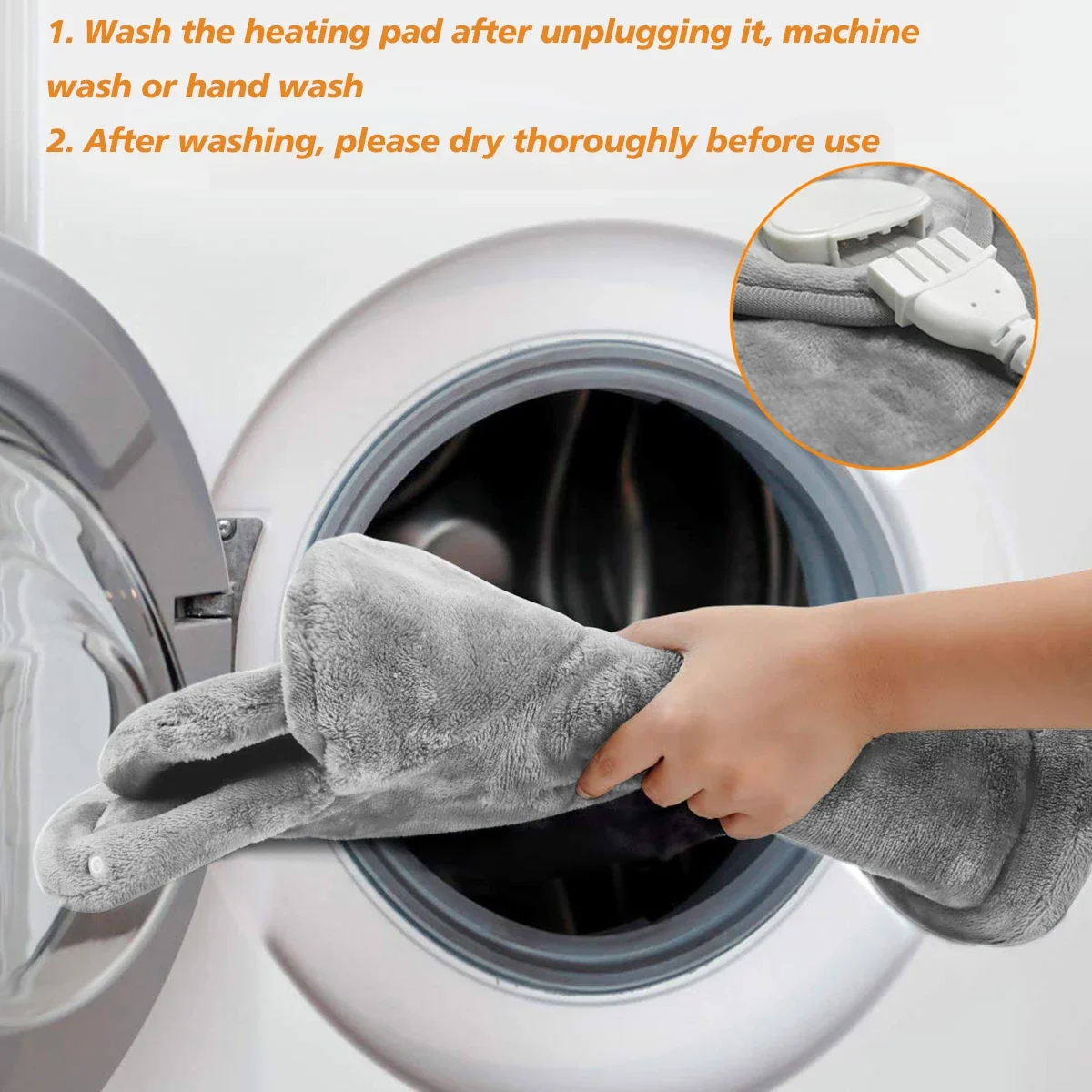 بطانية الرقبة والكتف الكهربائية ، شال ، قابل للغسل ، التدفئة ، رمي ، تحكم V ، V