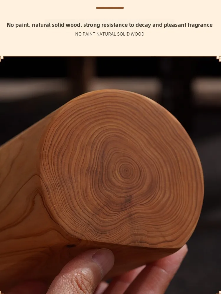 

Подушка-валик Ce Wood Cylindrical Pillow Ne Support S: Специальный набор из твердых пород дерева для лучшей поддержки головы