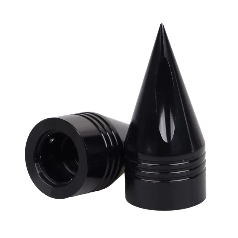 

New Arrival Front Axle Nut Covers Caps Black For Dyna Electra Road King Glide
