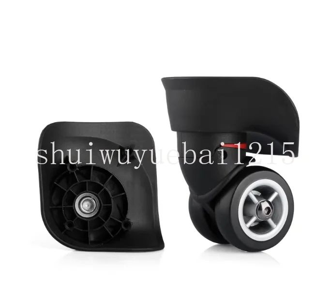 W042 Universal Replacement Luggage Wheels, 360° Swivel Casters for Suitcase Repair & Maintenance