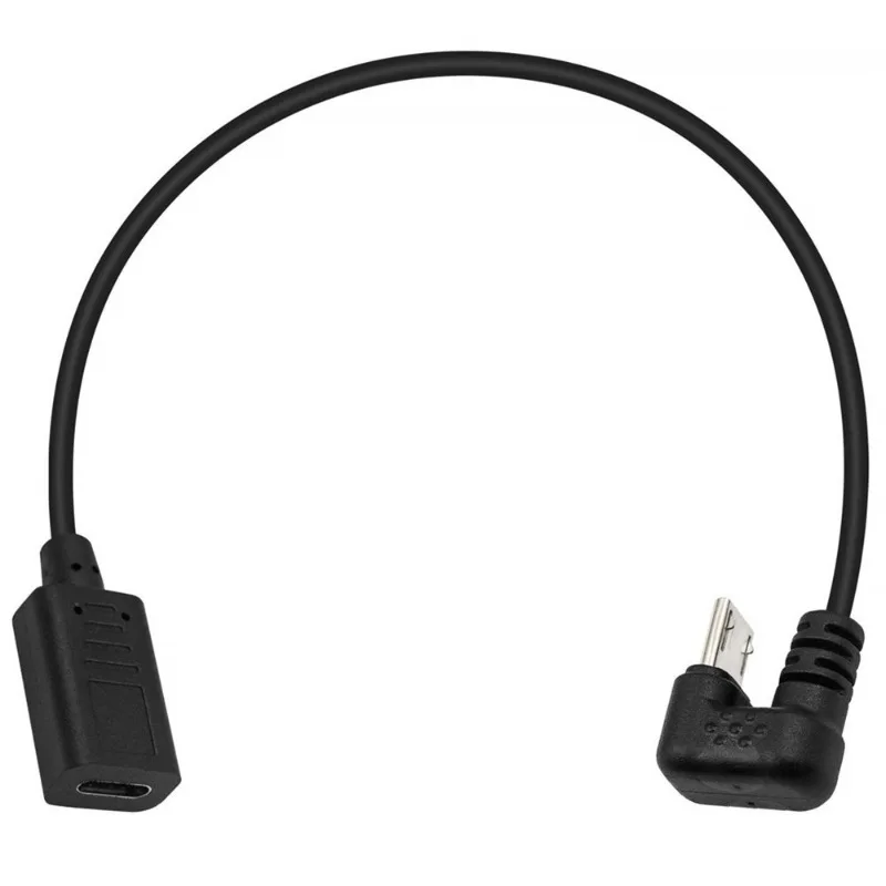 30 см 180 градусов U-образный кабель типа C «мама» к «папа» Micro USB для зарядки мобильного телефона, планшета и многого другого