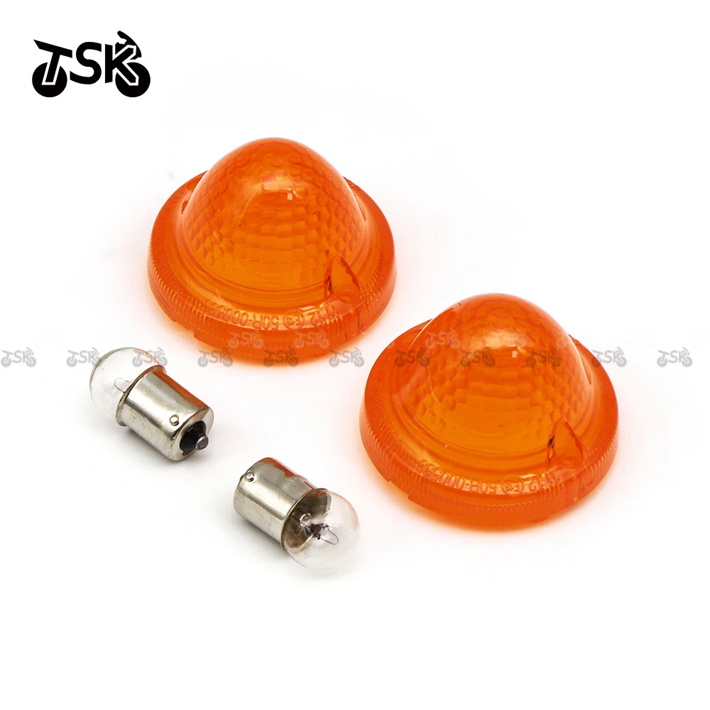 

For Triumph T100 T 100 2002-2012 Bonneville 2001-2012 S.E 2009-2013 2Pcs Turn Signal Light Indicator Lens Cover Lampshade