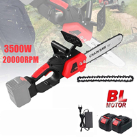 12Inch 3500W Electric Chainsaw Handholding Cordless Electric Chain Saw for Makita 18V Battery Garden Woodworking High Power oils