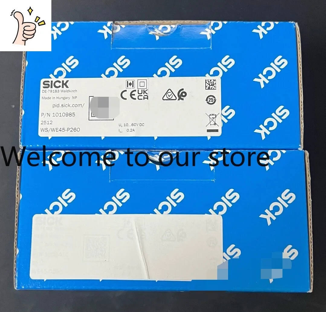 New SICK Photoelectric Sensor, Model WS/WE45-P260, Order