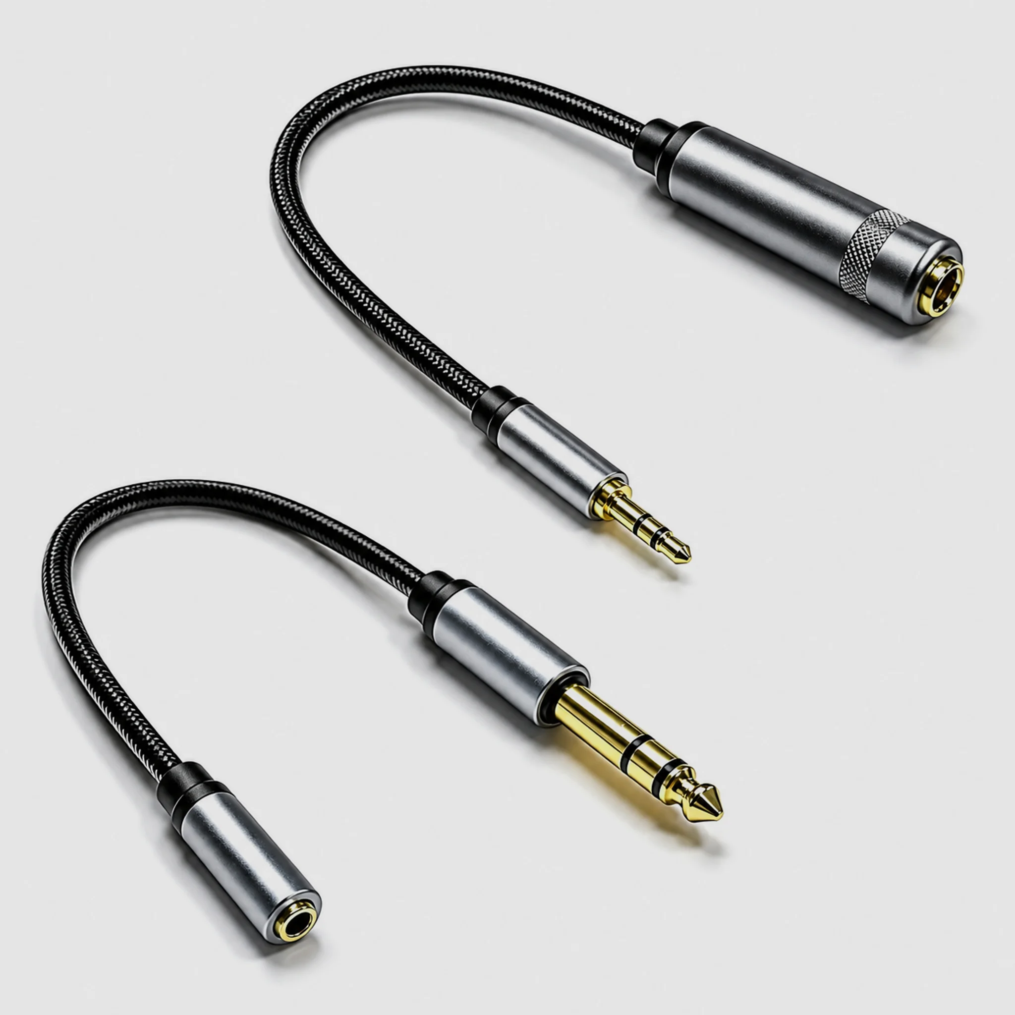 Short Braided 6.35mm 1/4