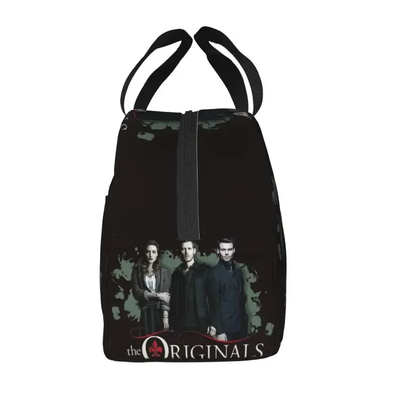 Klaus Hayley And Elijah Resuable Lunch Boxes Multifunction The Vampire Diaries Cooler Thermal Food Insulated Lunch Bag Office