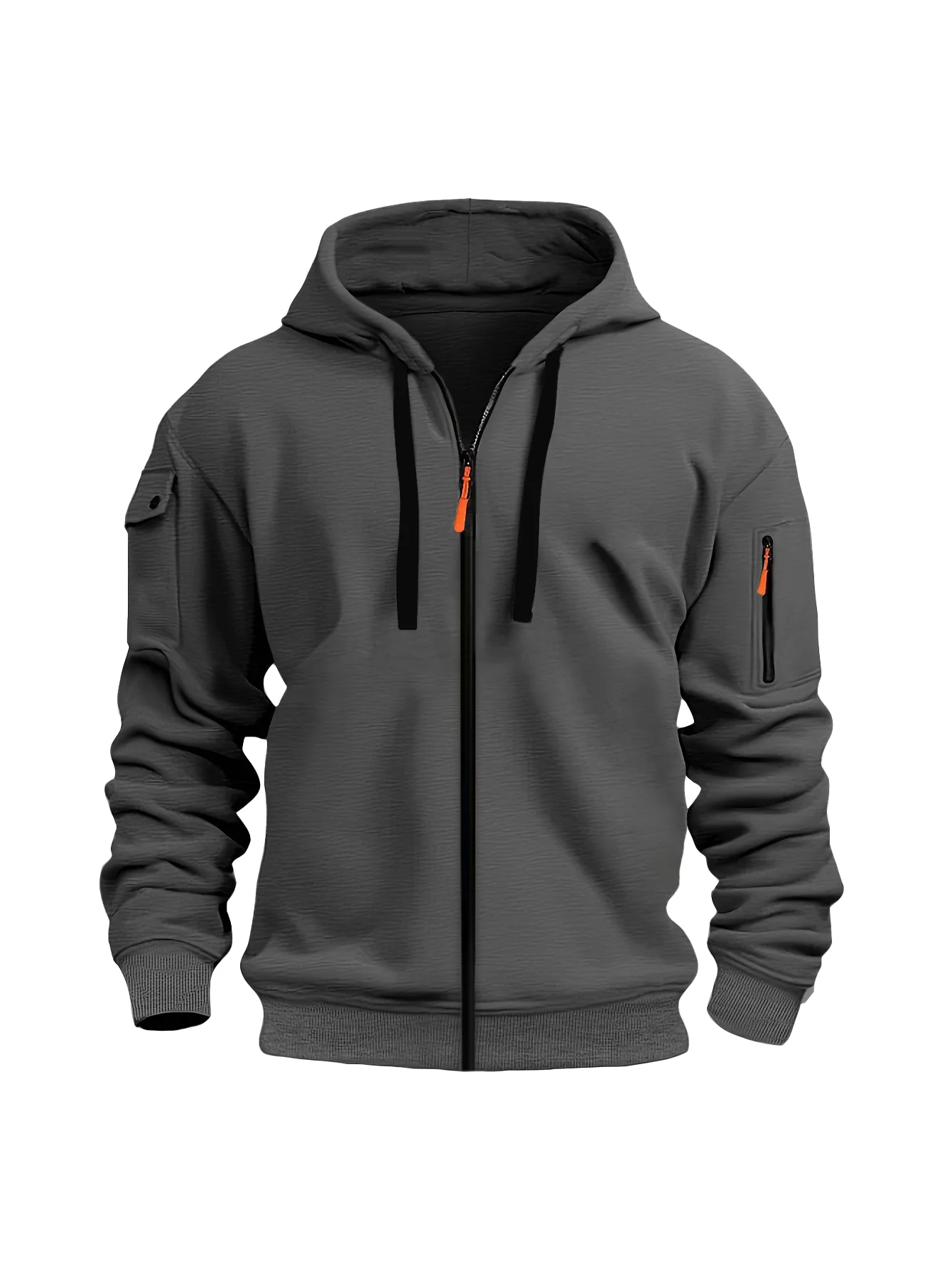 

Autumn Men Sweatshirts Long Sleeve Jacket Winter Hoodie Zipper Closure Jacket Male Hoodies Sweatshirt Fit Male Clothing